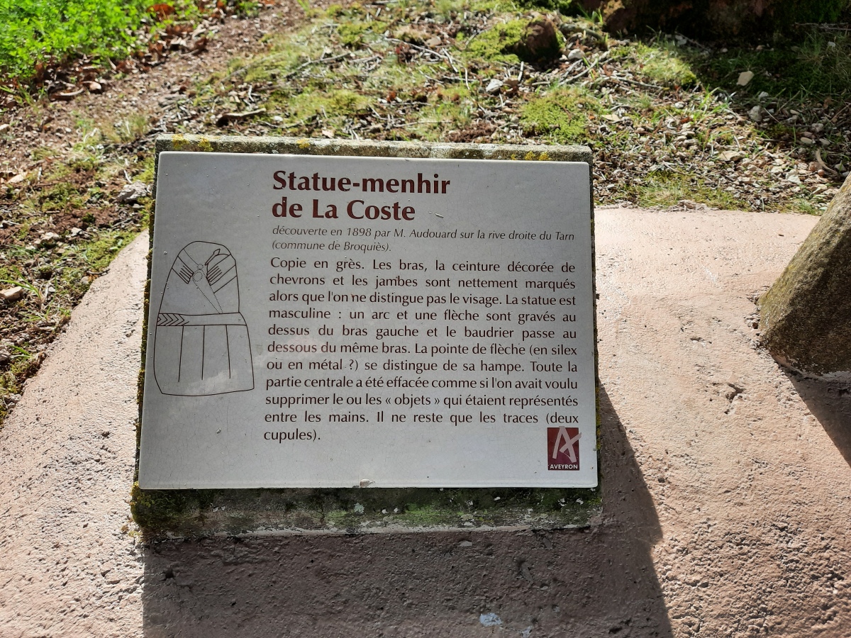 La Coste statue menhir