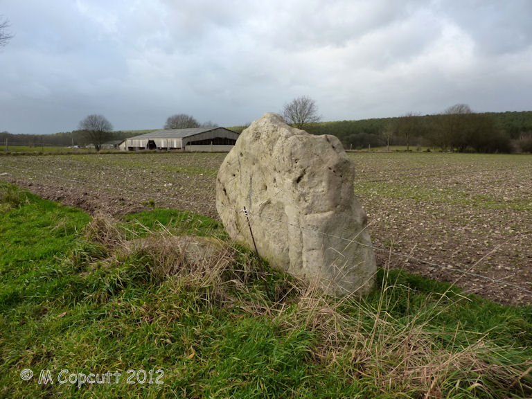 Click for full size image of Le Wuy Menhir (PID:115931) Le Wuy Menhir