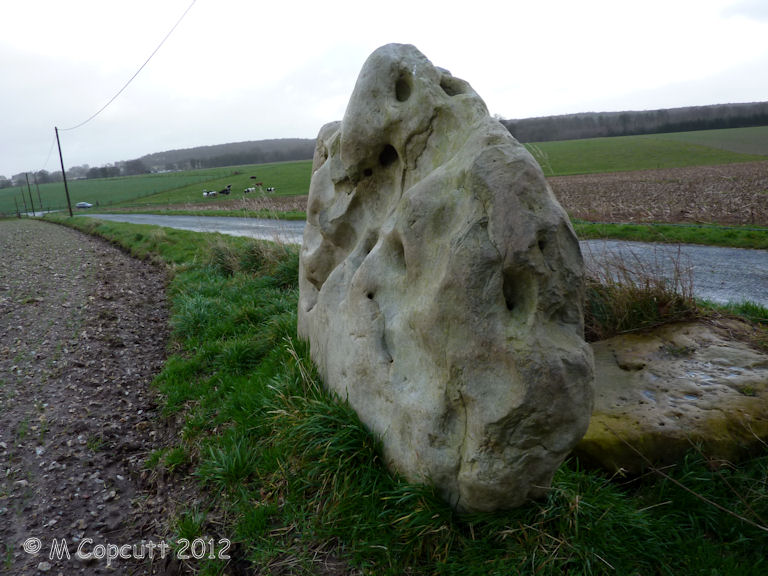 Click for full size image of Le Wuy Menhir (PID:115935) Le Wuy Menhir