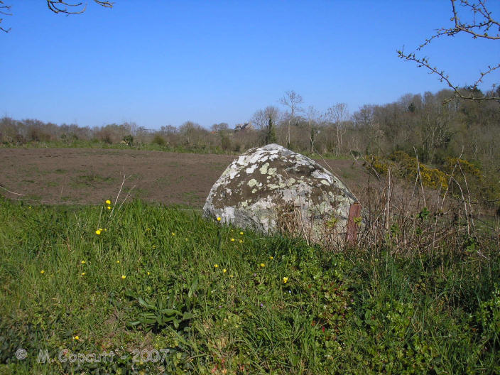 Click for full size image of St-Malo-de-la-Lande menhir (PID:33521) St-Malo-de-la-Lande menhir