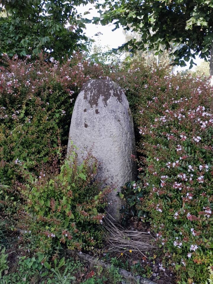Click for full size image of Menhir Clocher de l'ancienne eglise (PID:262396) Menhir Clocher de l'ancienne eglise