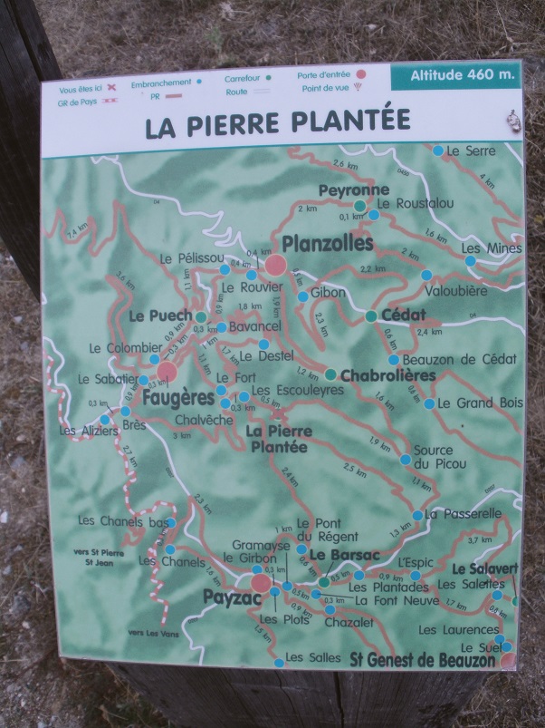 La Pierre Plantée (Faugères)