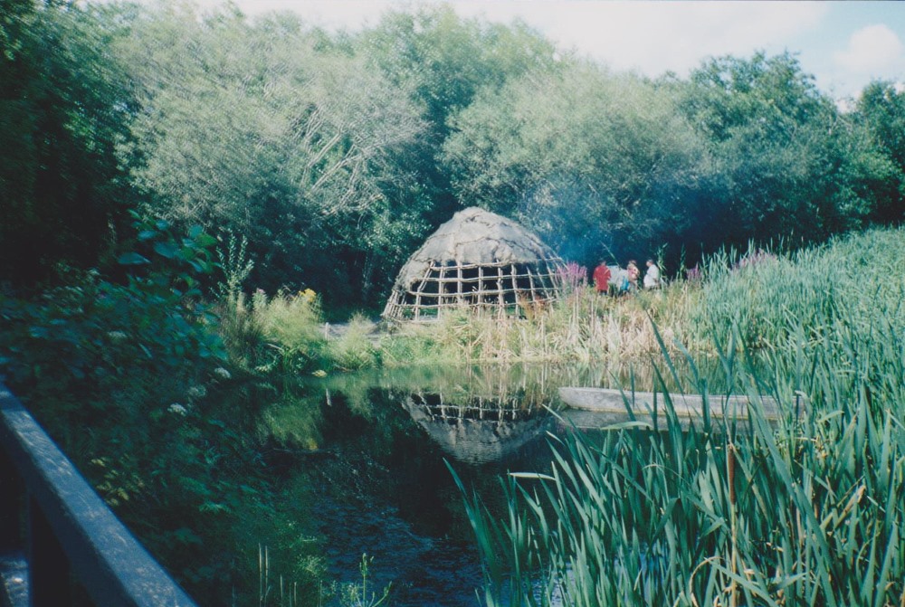 Another view of the 'lake house'.  Was this an early crannog, I wonder?