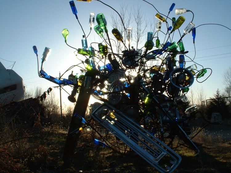 Truckhenge - Beer Bottle City