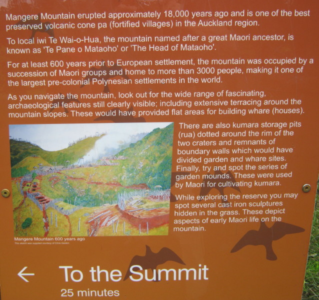 Click for full size image of Mangere Mountain Pa (PID:92692) Mangere Mountain Pa
