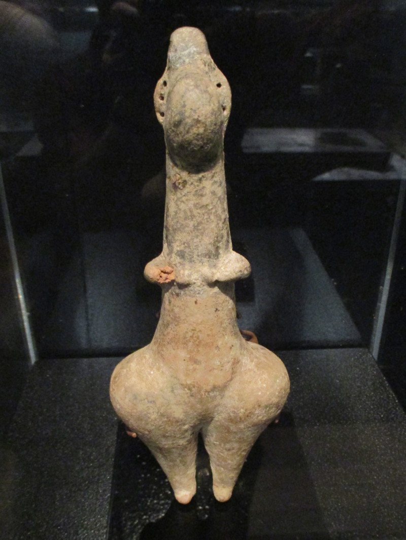 Nicholson Museum Thought to be Iranian Terracotta Statuette 2nd to 1st millennium BC.  November 2015

