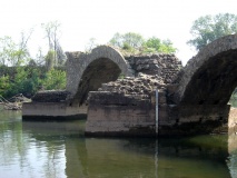 St-Thib&eacute;ry Roman Bridge Ruins - PID:33500