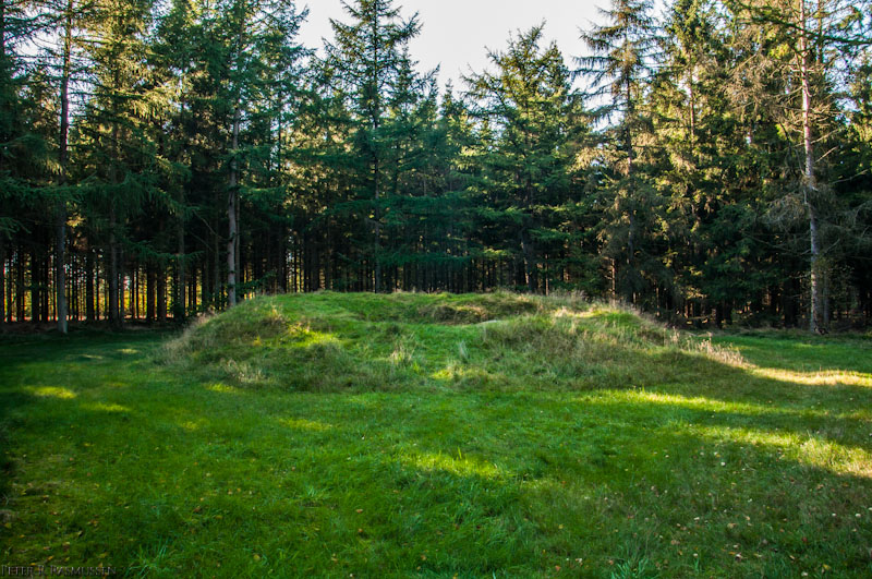 Lindet Skov Røverkulen Jættestue In The Lindet Forest is a passage grave - Robbers Camp. Folk story tells that in this passage grave lived a robber named