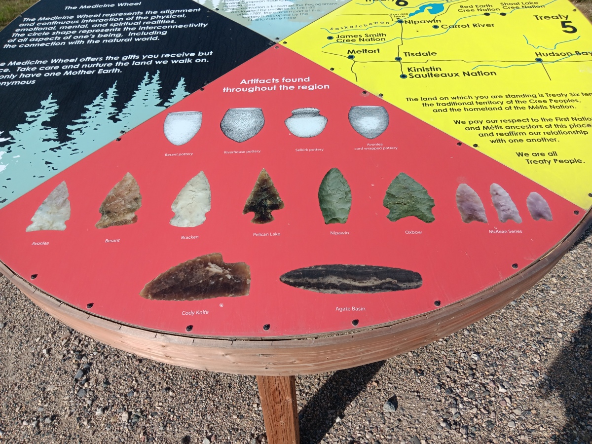 Click for full size image of Nipawin Medicine Wheel Reconciliation Park (PID:277929) Nipawin Medicine Wheel Reconciliation Park