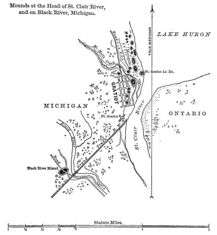 Mound at Head of St Clair River (PID:103682) Mound at Head of St Clair River