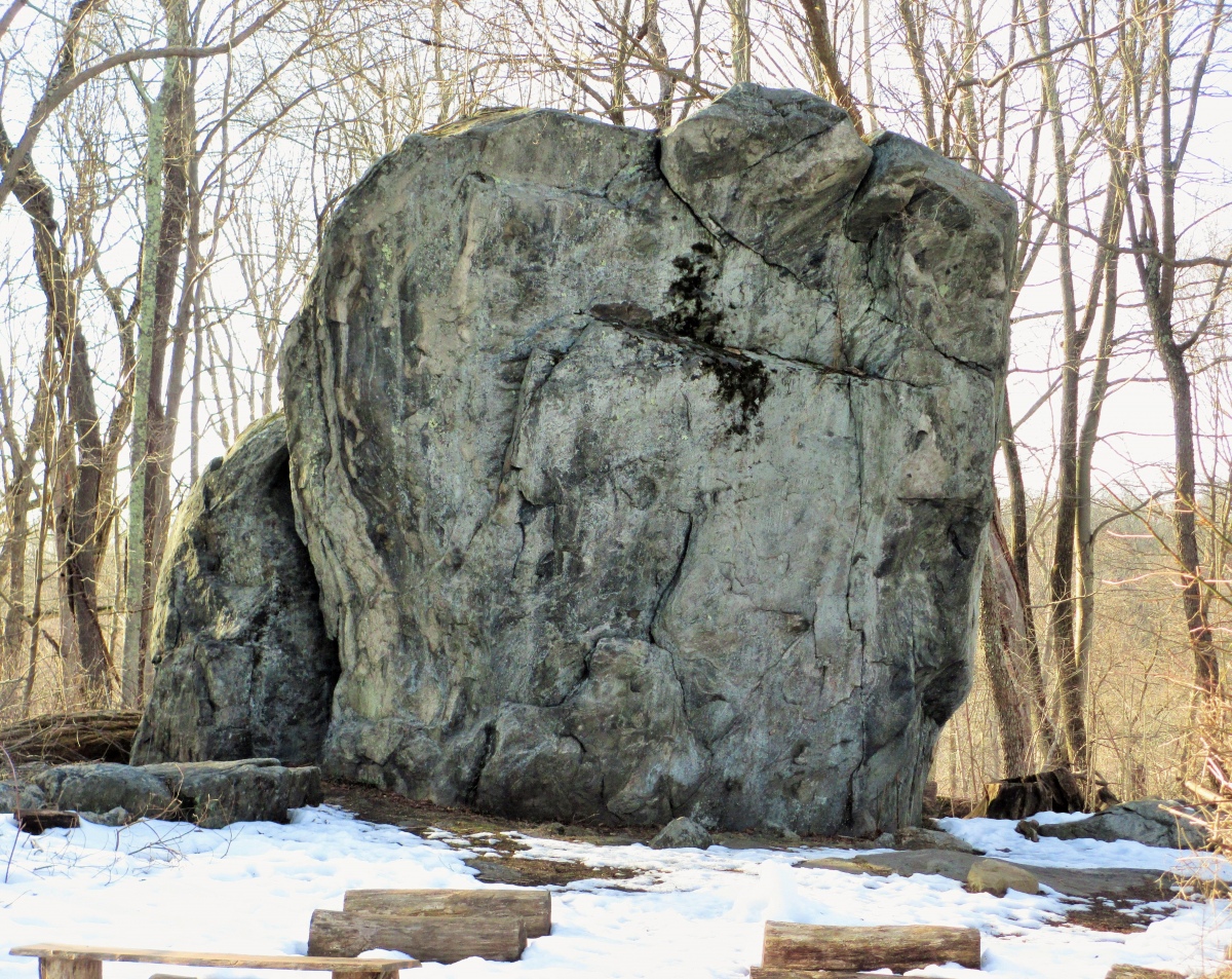 Glacial Erratic, Rockefeller State Park Preserve