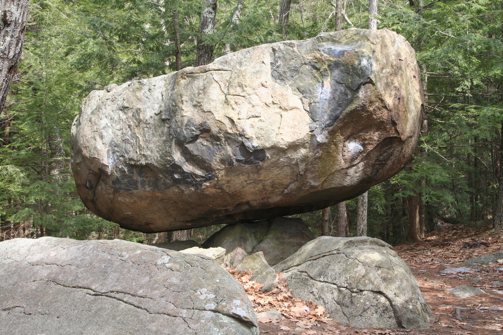 Pawtuckaway Balancing Rock