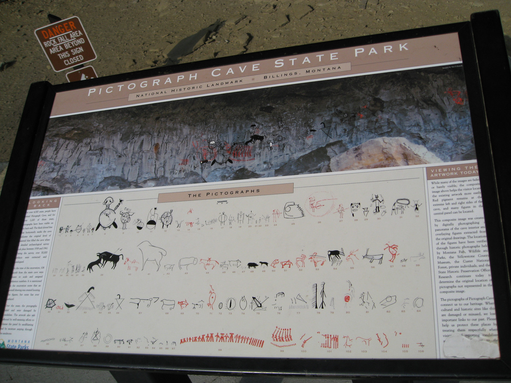 Click for full size image of Pictograph Caves (PID:134577) Pictograph Caves