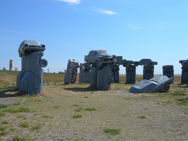 Click for full size image of Carhenge, Nebraska (PID:84329) Carhenge, Nebraska