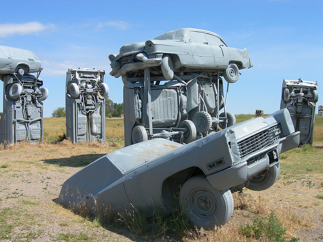Click for full size image of Carhenge, Nebraska (PID:84328) Carhenge, Nebraska