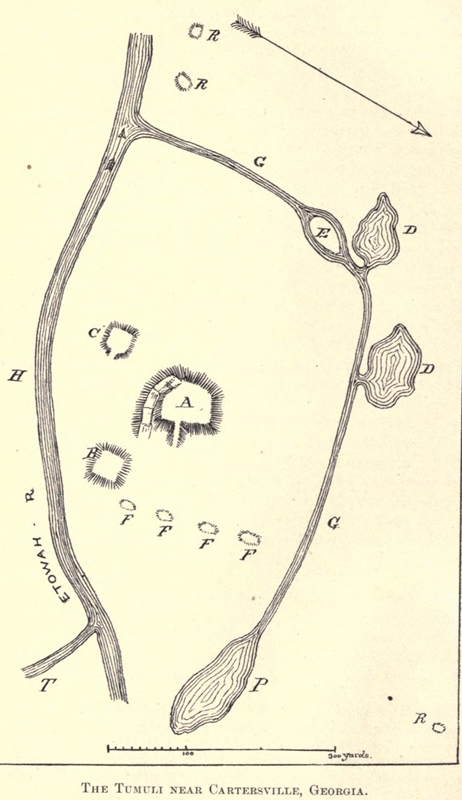 Click for full size image of Etowah Mounds - Mound C (PID:104217) Etowah Mounds - Mound C
