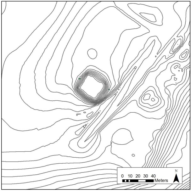 Click for full size image of Lessley Mound (PID:286656) Lessley Mound