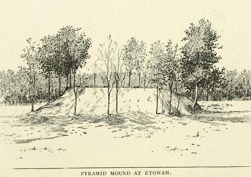 Click for full size image of Etowah Mounds - Mound B (PID:102358) Etowah Mounds - Mound B
