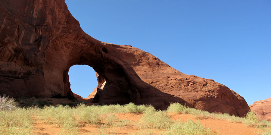 Monument Valley - Ear of the Wind Handprint Pictographs