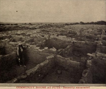 Click for full size image of Puye Cliff Dwellings (PID:103911) Puye Cliff Dwellings