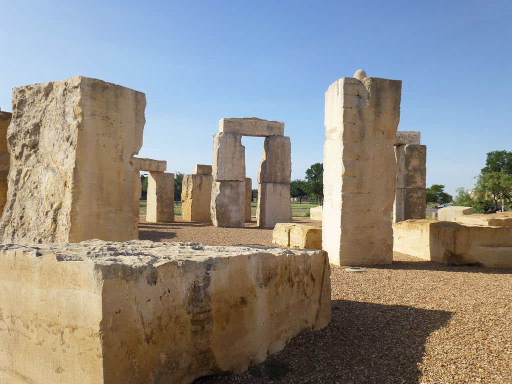 Click for full size image of UTPB Stonehenge Replica (PID:123299) UTPB Stonehenge Replica