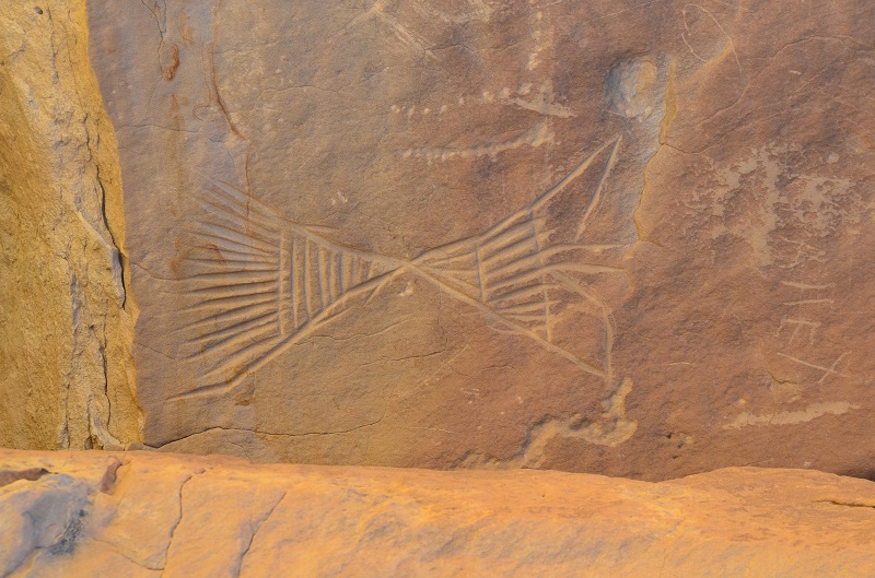 Chaco Culture NHP - Penasco Blanco Trail Petroglyphs