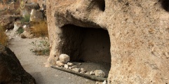 Click for full size image of Puye Cliff Dwellings (PID:144444) Puye Cliff Dwellings
