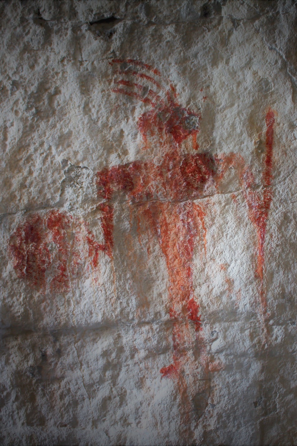 Red Warrior Pictograph