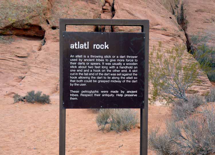 Valley of Fire - Atlatl Rock