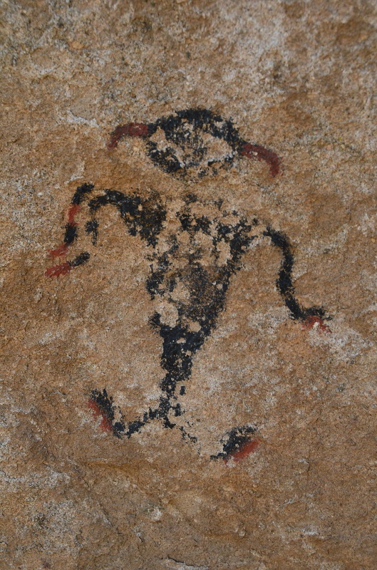 Click for full size image of Tataviam Pictograph Site (PID:133334) Tataviam Pictograph Site