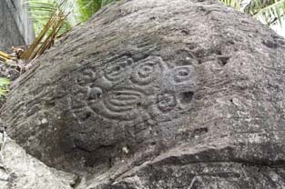 Rock Art near Victoria, Grenada