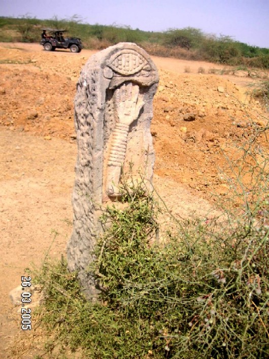 Dhrangadhra Sati Stone