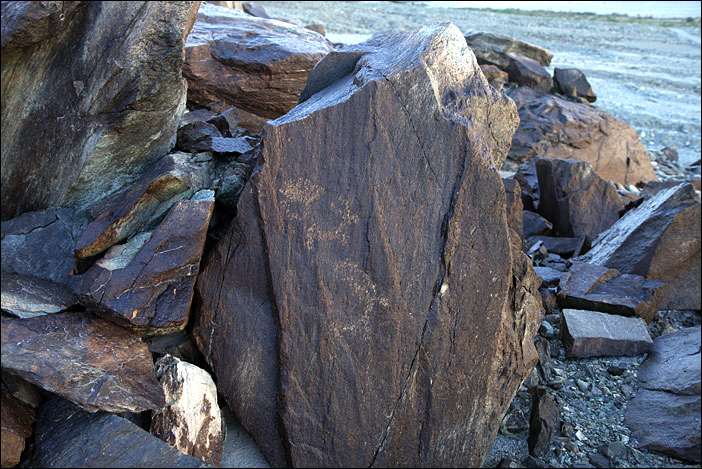 Click for full size image of Panamik Petroglyphs (PID:109625) Panamik Petroglyphs