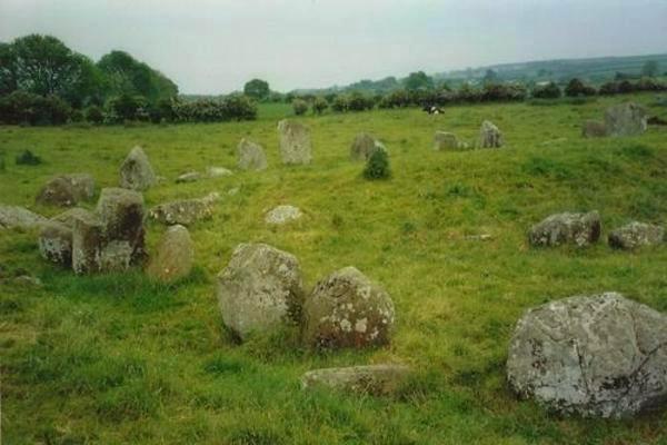 Ballynoe stone circle.