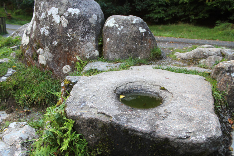 The Glendalough Cross and Deer Stone