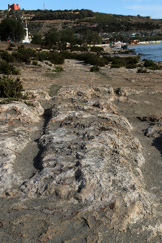 Click for full size image of Il-Bajja tal-Mellieħa Cart Ruts (PID:156031) Il-Bajja tal-Mellieħa Cart Ruts