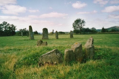 Click for full size image of Ballymeanoch Kerb Cairn (PID:107425) Ballymeanoch Kerb Cairn
