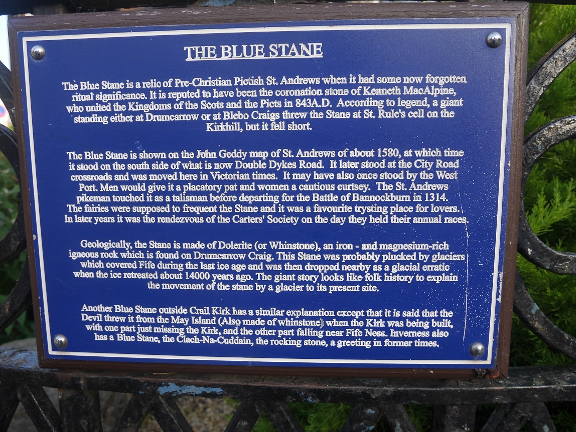 The Blue Stane (St Andrews)