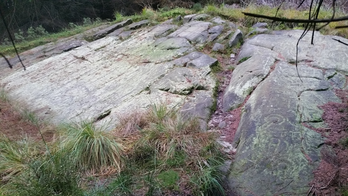 Click for full size image of Stronach Ridge Rock Art (PID:285261) Stronach Ridge Rock Art