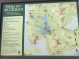 Click for full size image of Ring of Brodgar Site Map (PID:270687) Ring of Brodgar Site Map