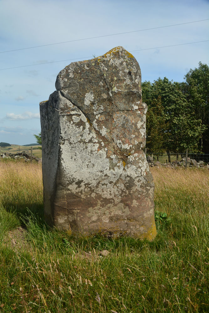 The Gray Stone, looking north east, it's triangular point to the left.