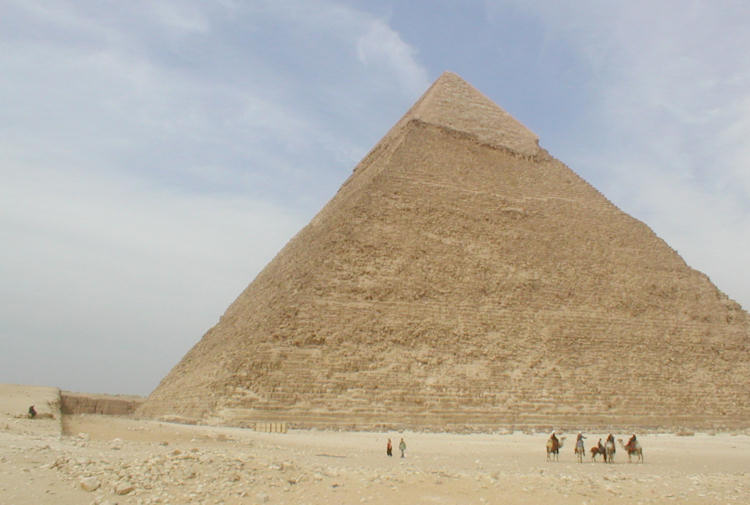 Click for full size image of Khafre's Pyramid (PID:75410) Khafre's Pyramid