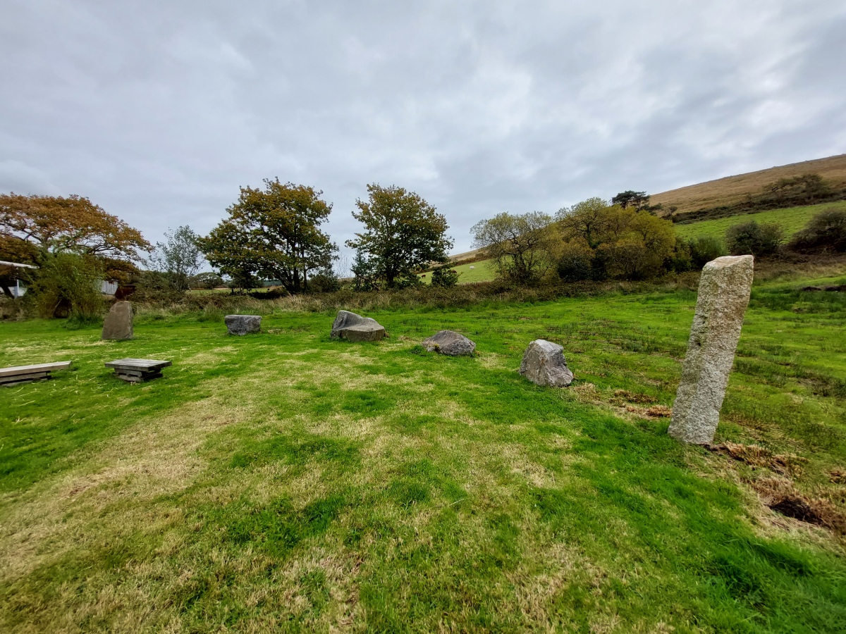 Nant-Y-Gaseg modern stone circle