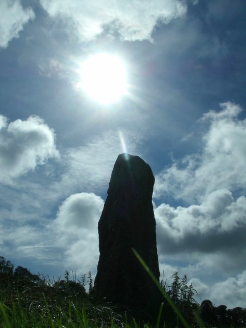 Click for full size image of Madryn Castle Standing Stone (PID:143331) Madryn Castle Standing Stone