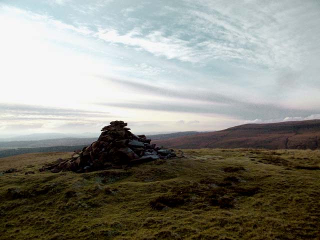 Click for full size image of Fan Llia summit cairn (PID:54039) Fan Llia summit cairn
