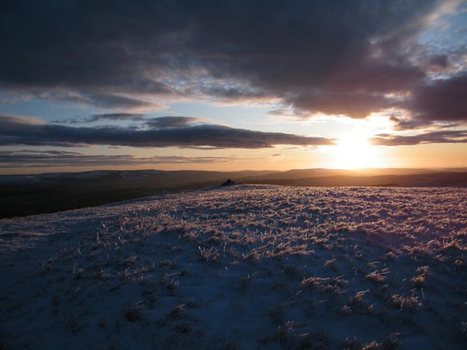 Click for full size image of Fan Llia summit cairn (PID:54025) Fan Llia summit cairn