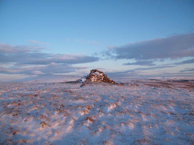 Click for full size image of Fan Llia summit cairn (PID:54024) Fan Llia summit cairn