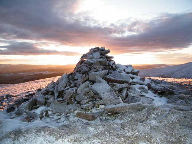 Click for full size image of Fan Llia summit cairn (PID:54023) Fan Llia summit cairn