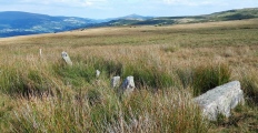 Click for full size image of Carreg Wen Fawr Y Rugos Stone Row (PID:191098) Carreg Wen Fawr Y Rugos Stone Row