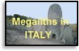 Megaliths in Italy